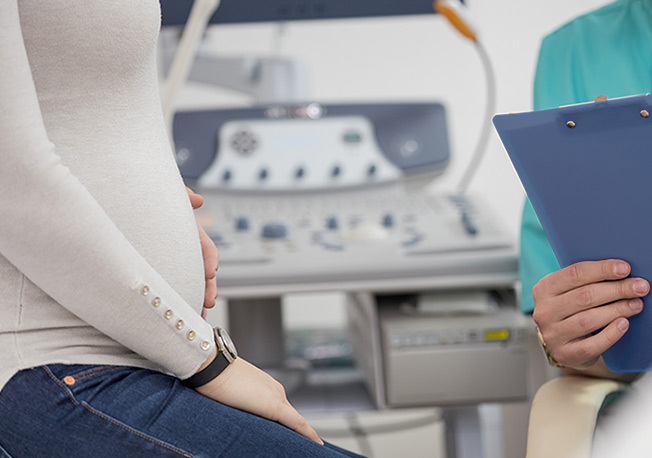 Fetal echocardio scan